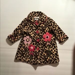 Bonnie Baby 12 mo Girl leopard coat